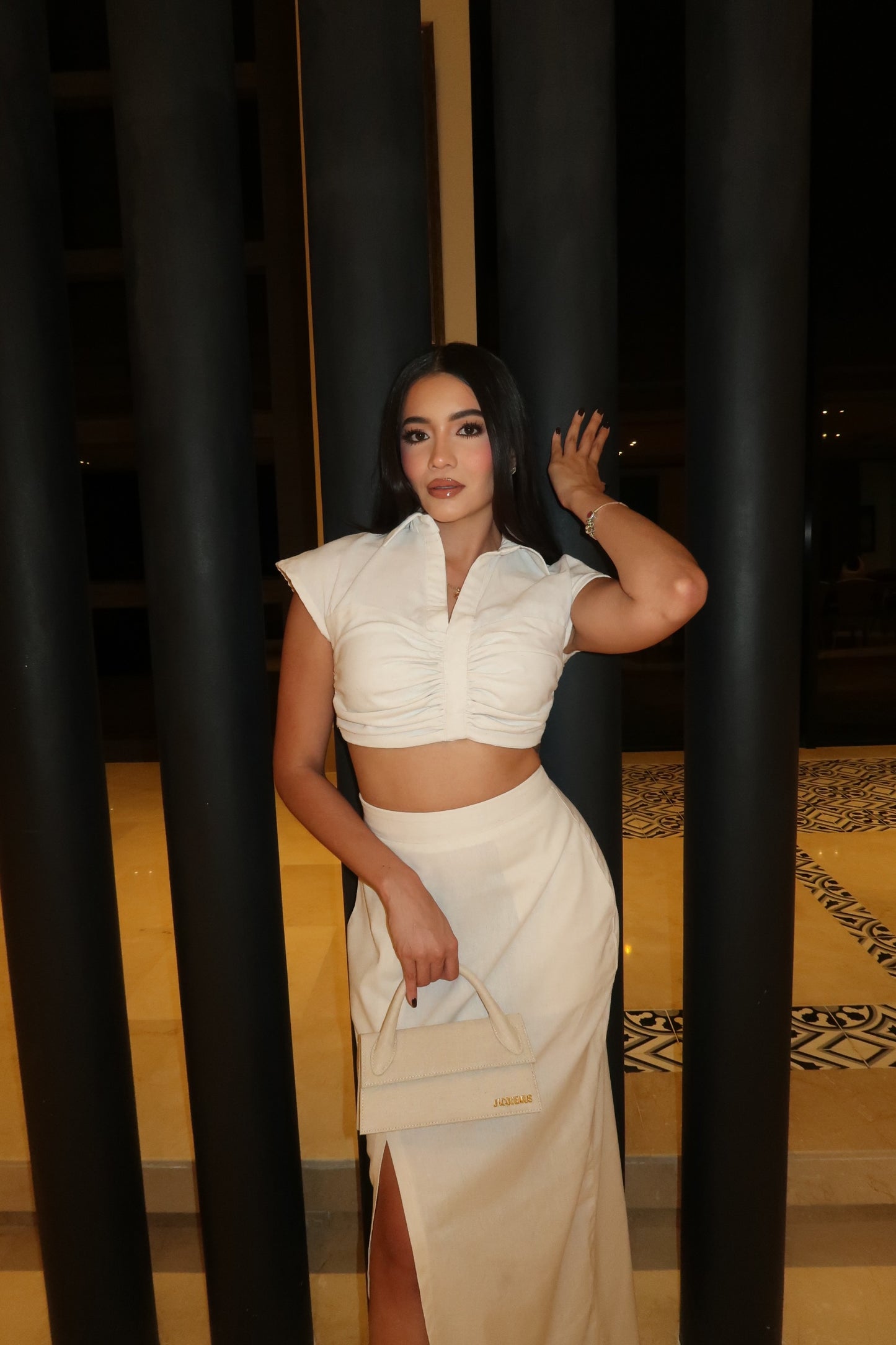 Midnight linen set - Beige