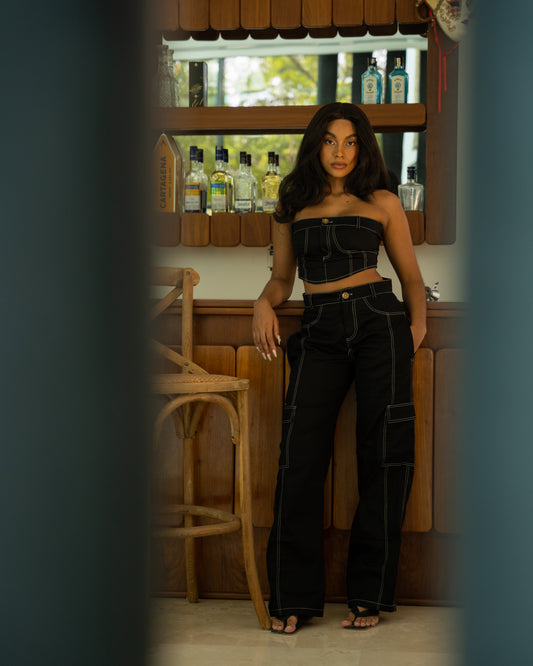 Denim not denim drill pants